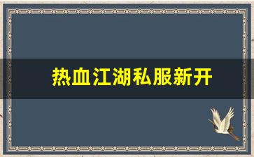 热血江湖转区查询：热血江湖私服新开 (12)