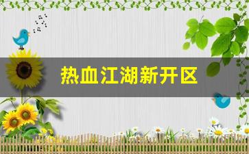 热血江湖新开区(热血江湖新开区的区是什么) (2)