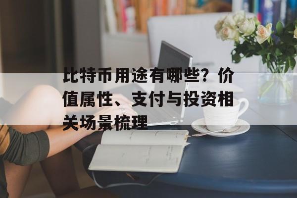 比特币用途有哪些？价值属性、支付与投资相关场景梳理