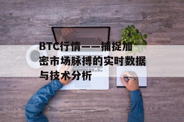 BTC行情——捕捉加密市场脉搏的实时数据与技术分析